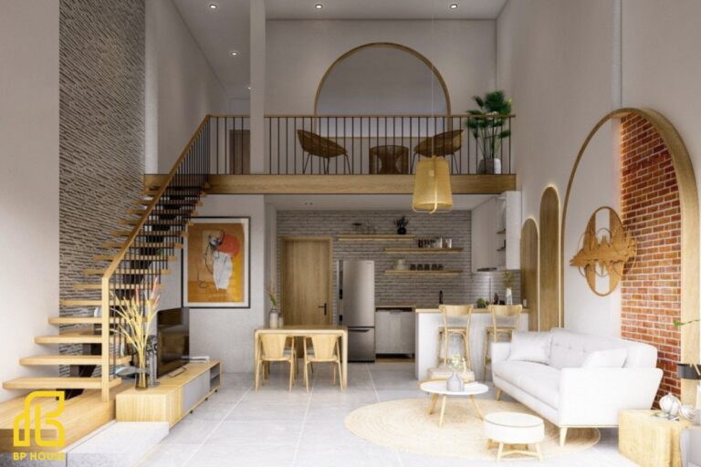 10+ mẫu nhà cấp 4 gác lửng hiện đại và tiện nghi