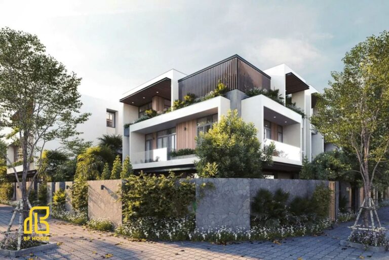 Top 5 mẫu nhà phố 2 mặt tiền hiện đại đẹp  cho năm 2025