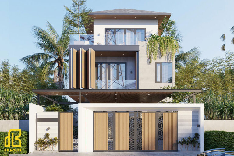 Nhà phố hiện đại 3 tầng tại khu đô thị sầm uất