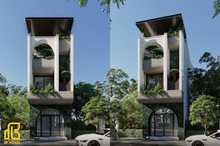 Mẫu nhà 1 trệt 2 lầu 4x15 đẹp mắt, phù hợp với mọi gia đình