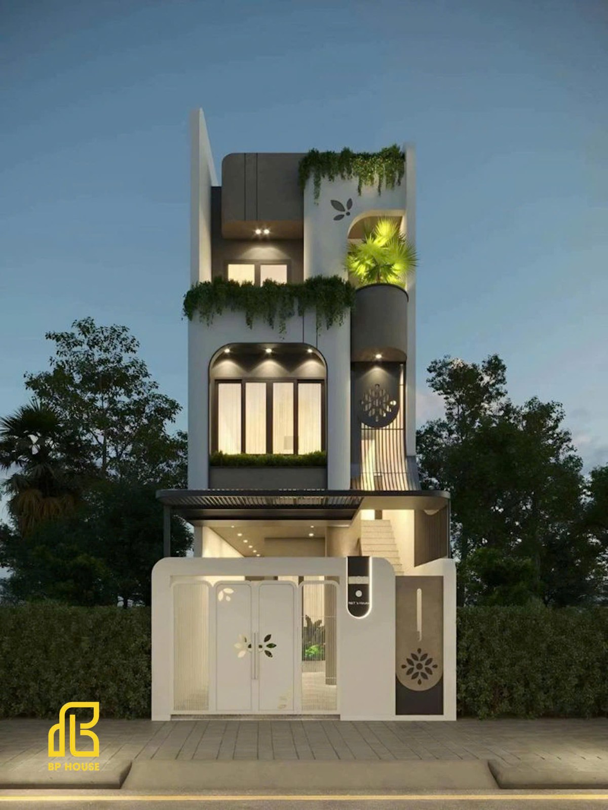 mẫu nhà 1 trệt 2 lầu 4x15