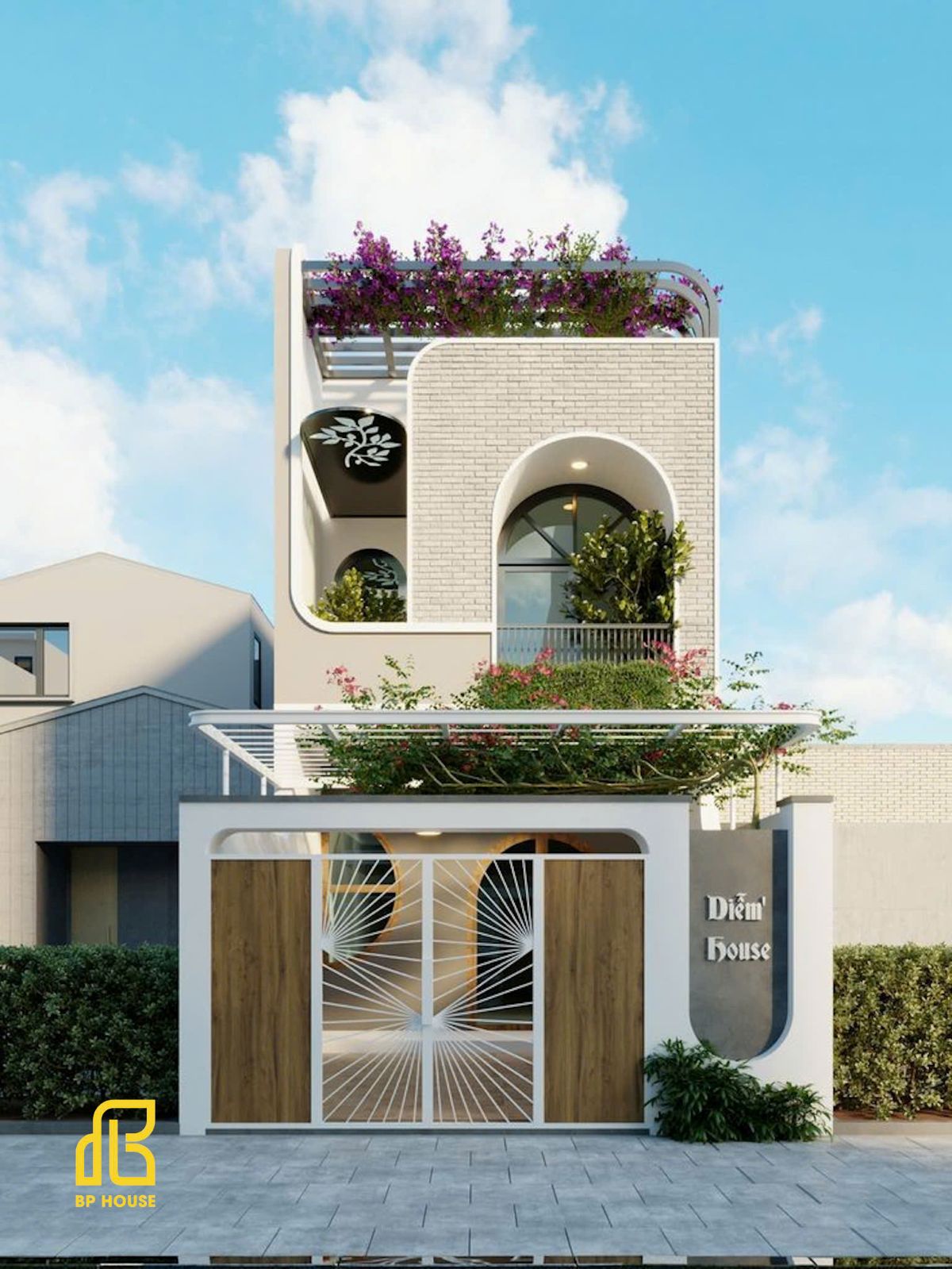 ngang 5m mẫu nhà 1 trệt 1 lầu 5x20