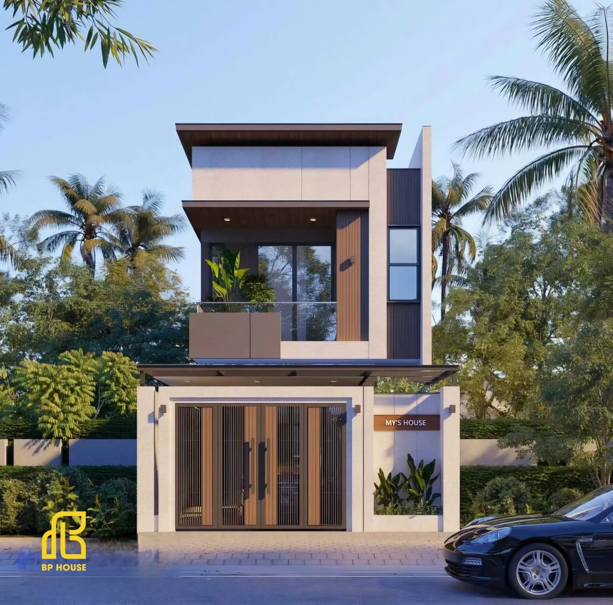 ngang 5m mẫu nhà 1 trệt 1 lầu 5x20