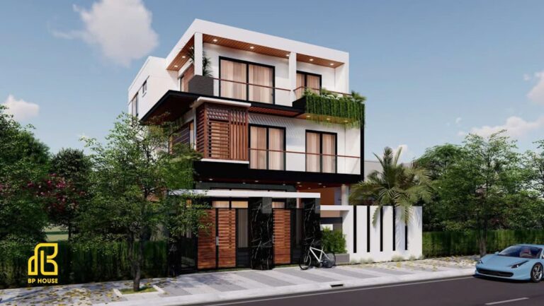 10+ mẫu nhà 3 tầng mặt tiền 8m hiện đại đẹp nhất 2025
