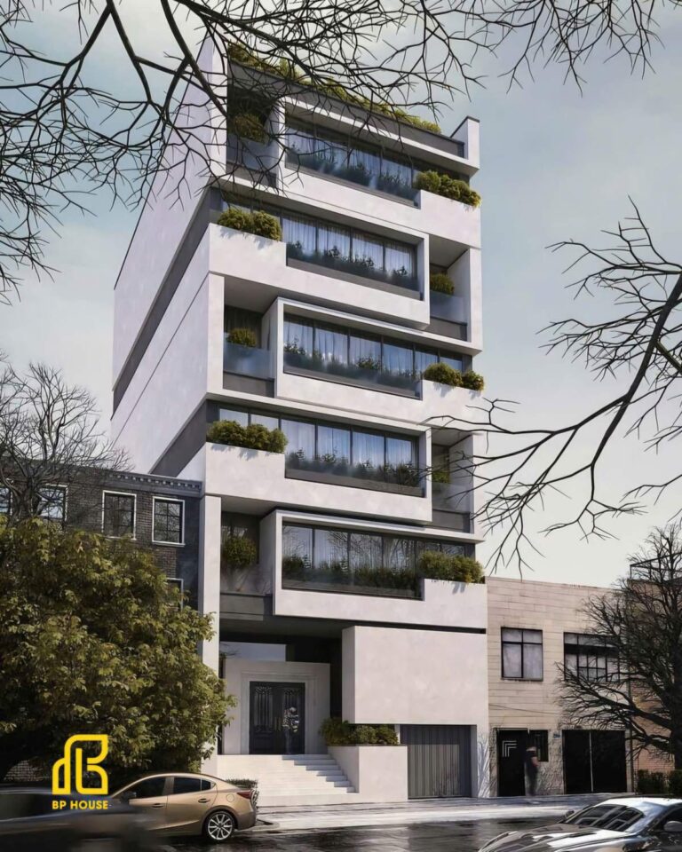 Thiết kế thi công nhà 6 tầng hiện đại - BP House