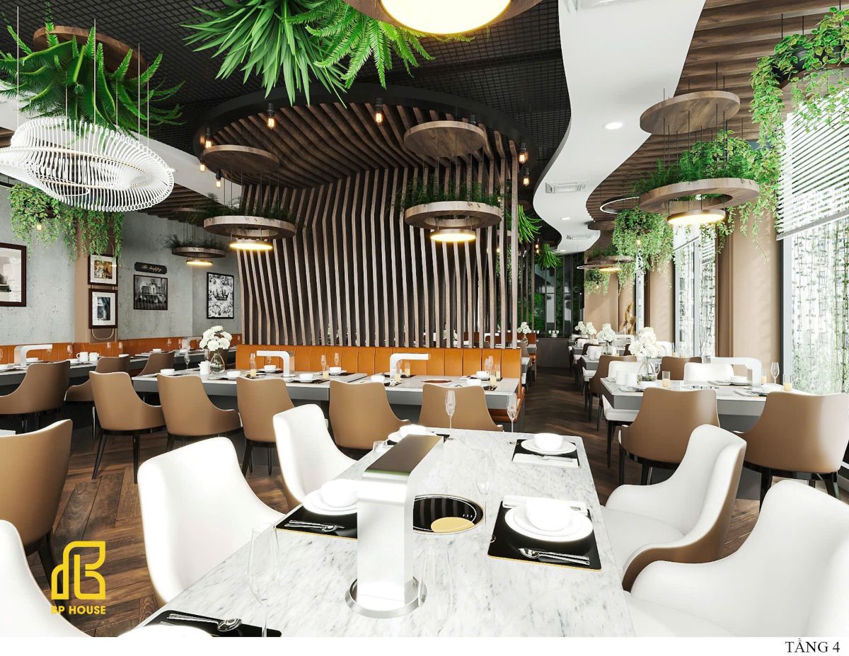 thiết kế nhà hàng