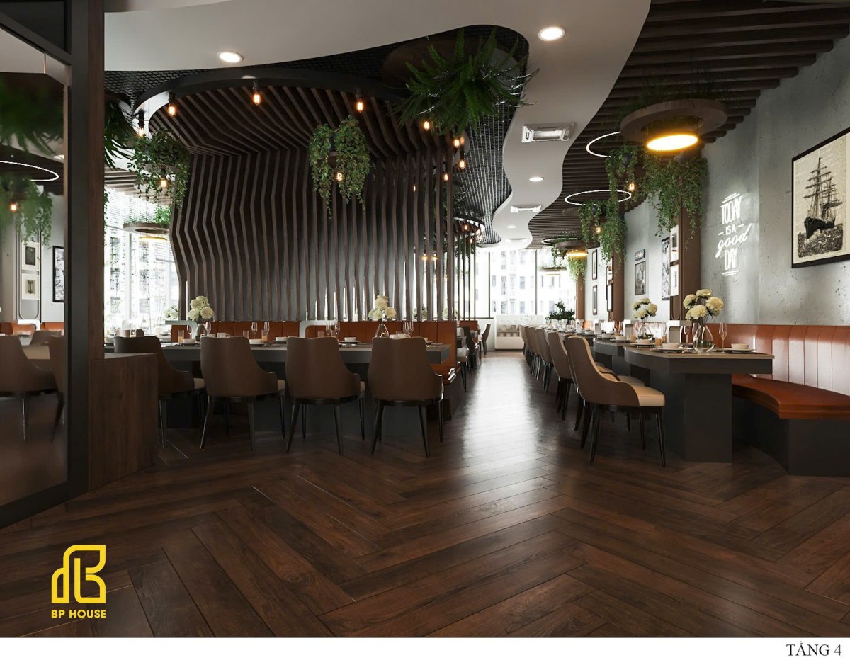 thiết kế nhà hàng