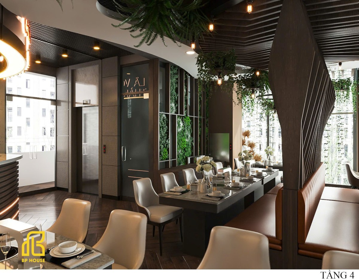 thiết kế nhà hàng