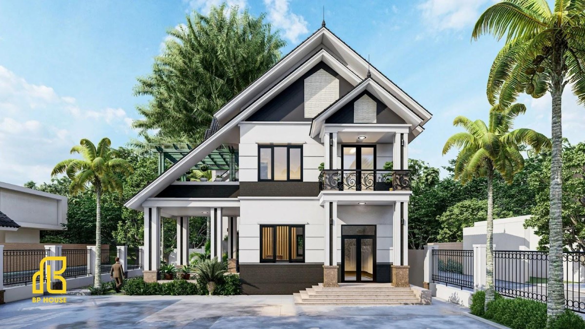 mẫu nhà 2 tầng đẹp giá 1 tỷ