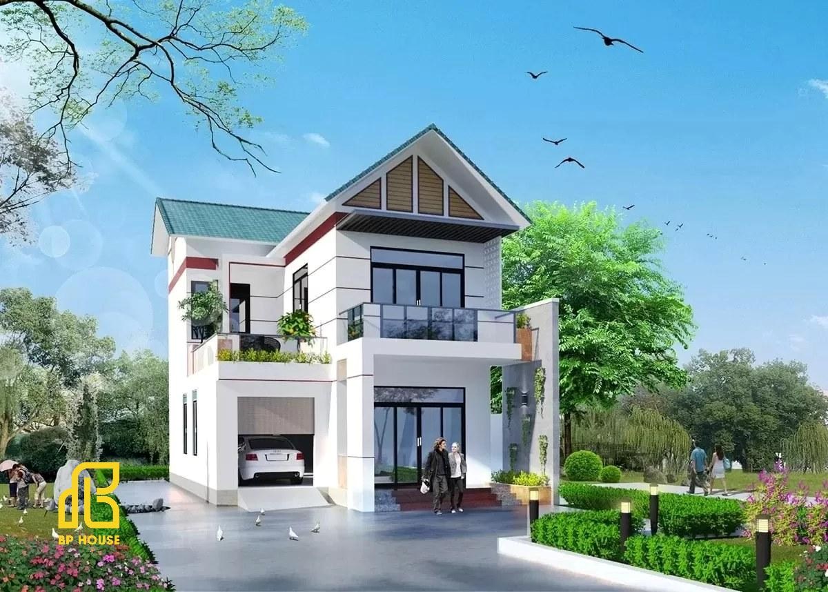 mẫu nhà 2 tầng đẹp giá 1 tỷ