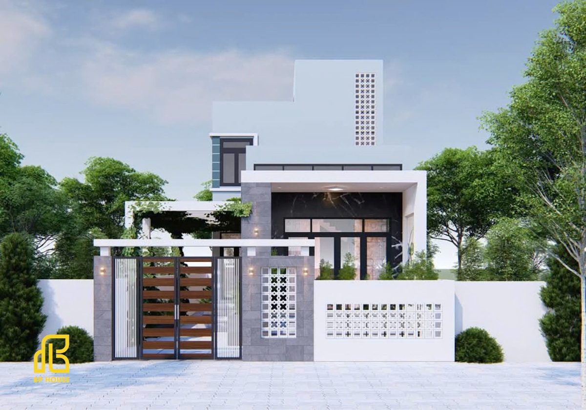 mẫu nhà 2 tầng đẹp giá 1 tỷ