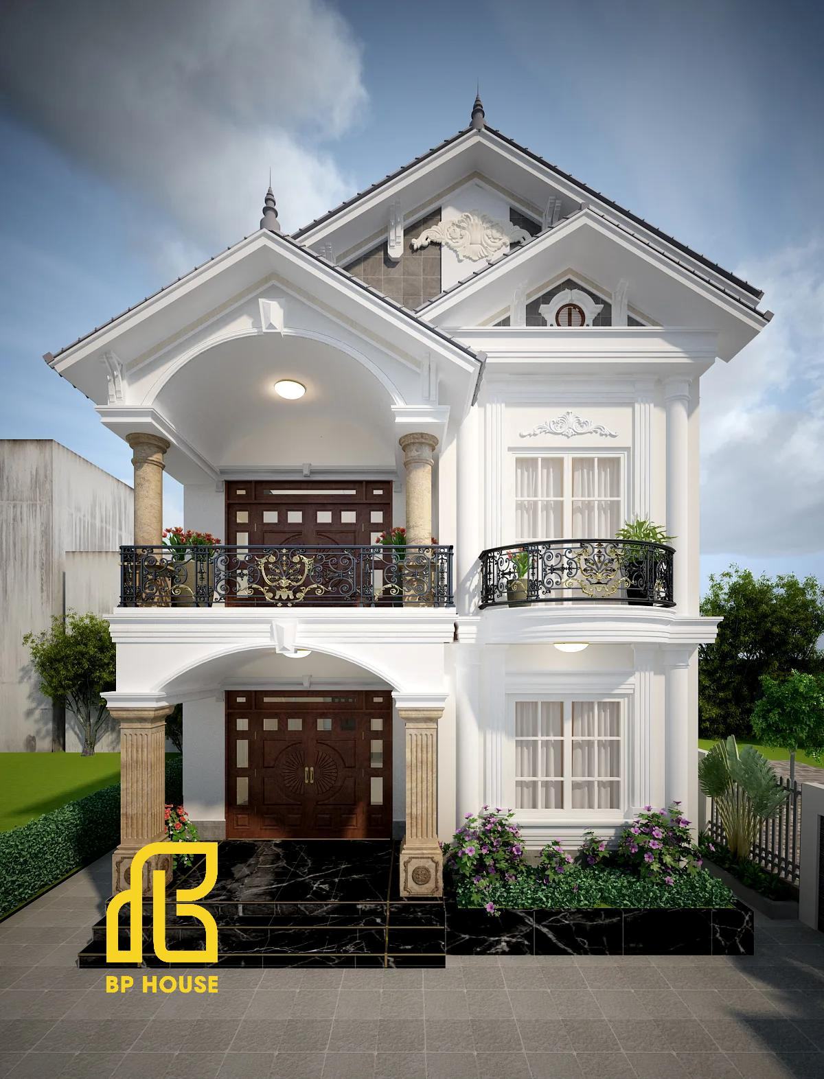 mẫu nhà 2 tầng đẹp giá 1 tỷ