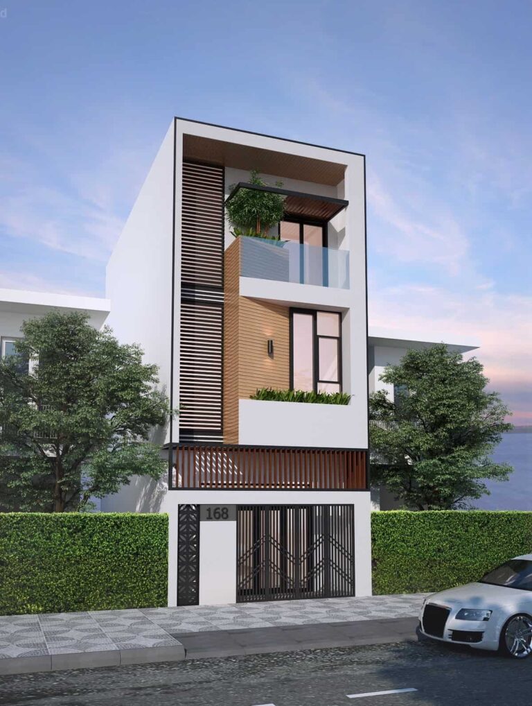 20+ mẫu mặt tiền nhà phố 6m 3 tầng đẹp hiện đại, hợp xu hướng