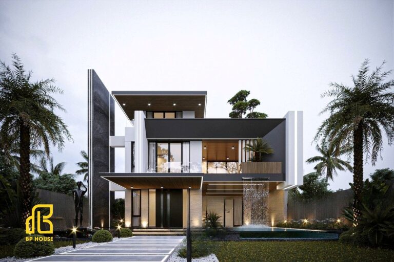 Top 10 mẫu nhà biệt thự 3 tầng sang trọng, hiện đại