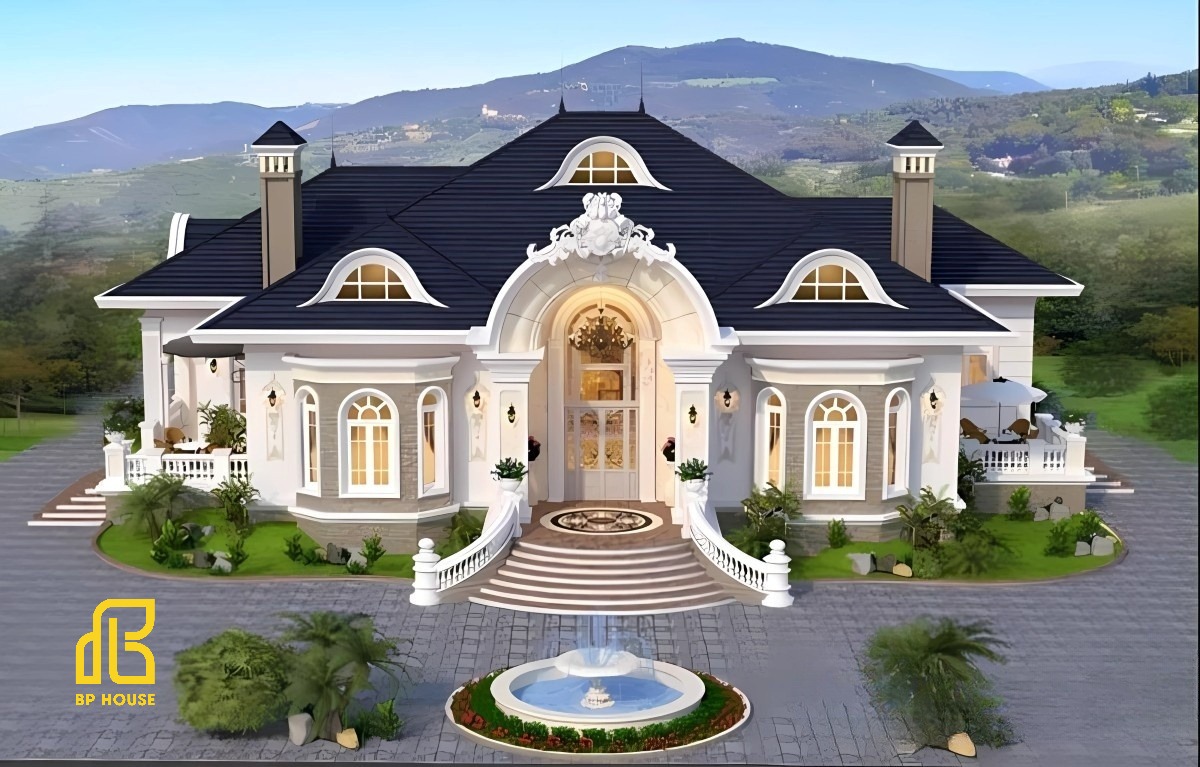 thiet-ke-biet-thu-co-dien thiết kế biệt thự cổ điển