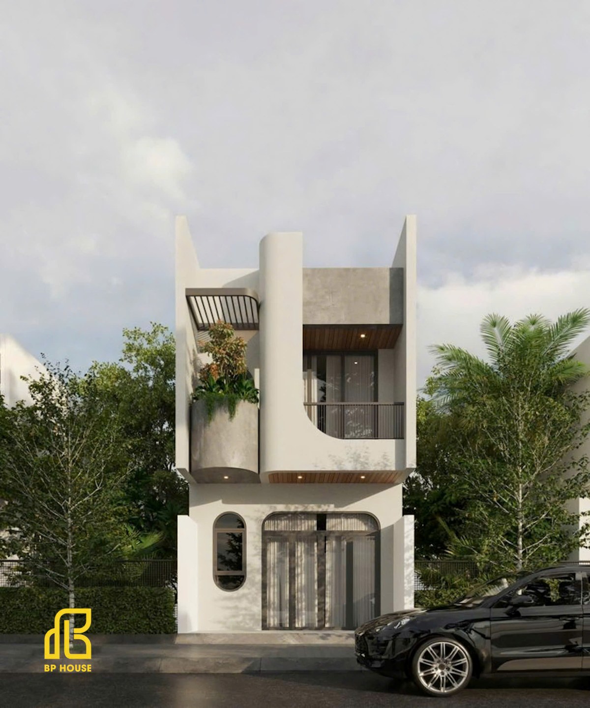 thiết kế nhà 1 trệt 1 lầu