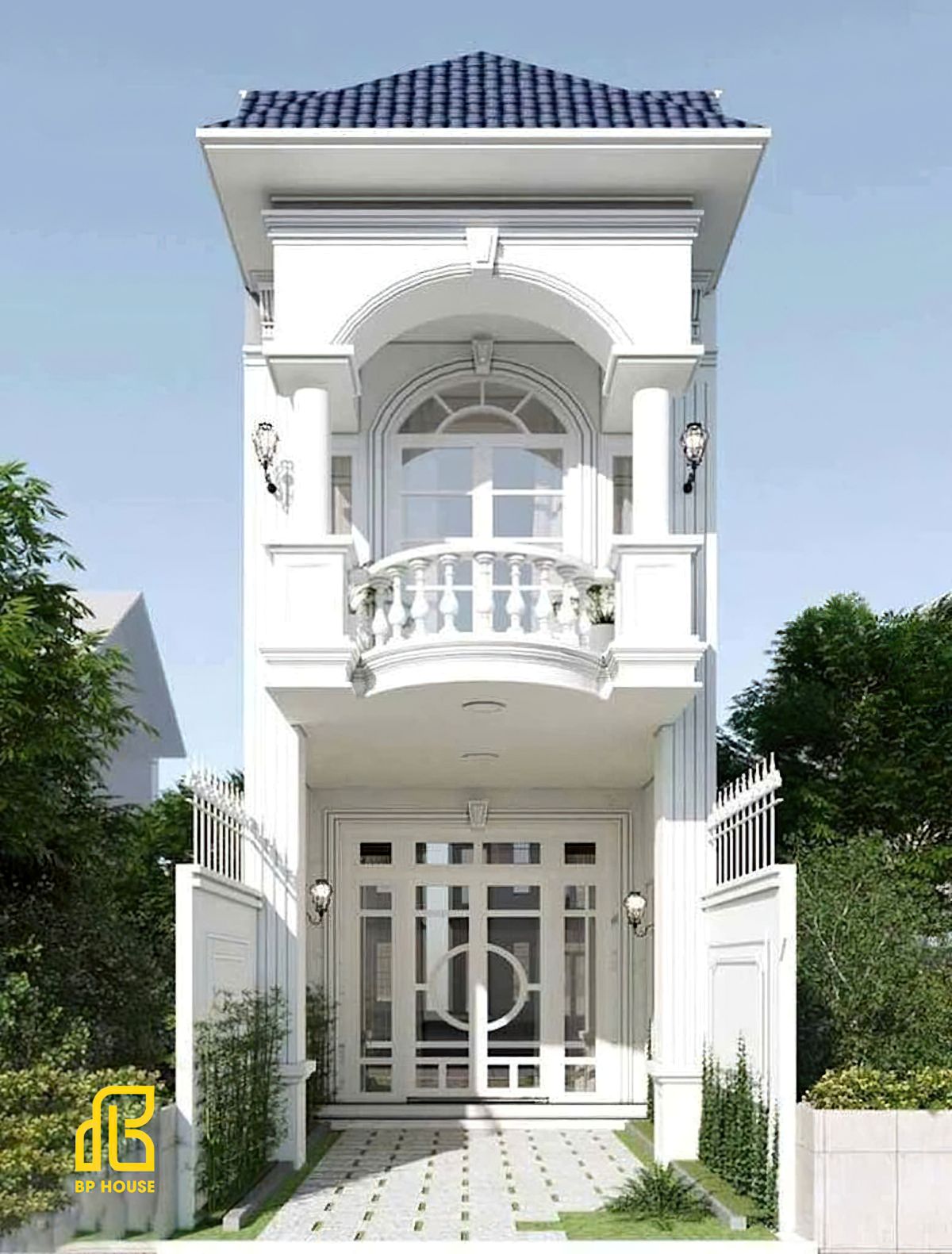 thiết kế nhà 1 trệt 1 lầu