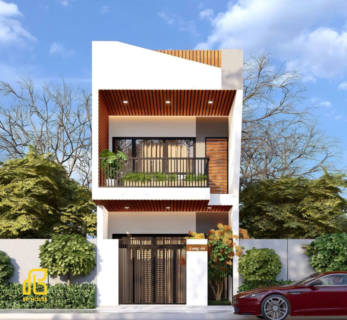 thiết kế nhà 1 trệt 1 lầu