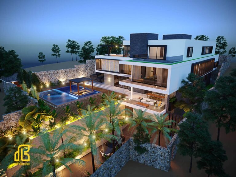 Biệt thự 4 tầng đẹp: Xu hướng thiết kế sang trọng 2025