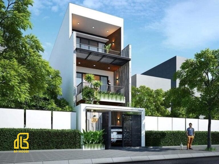 Nhà phố mặt tiền 7m hiện đại: Thiết kế đẹp, chi phí hợp lý
