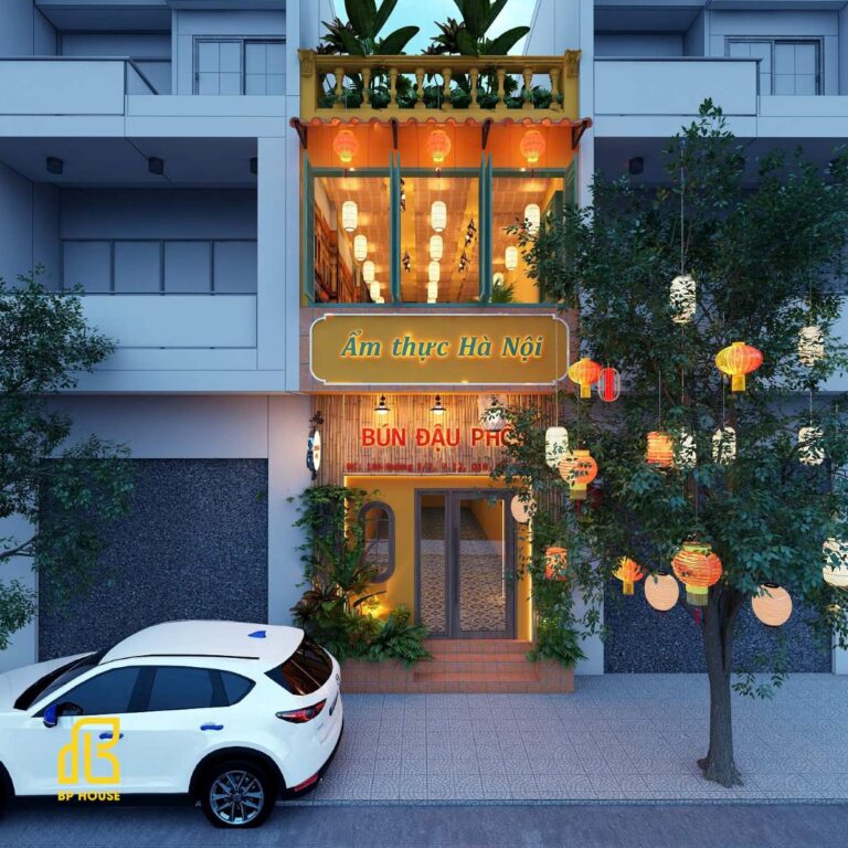 Bộ sưu tập thiết kế quán bún đậu phong cách đồng quê - Gợi lại hương xưa qua từng góc nhìn