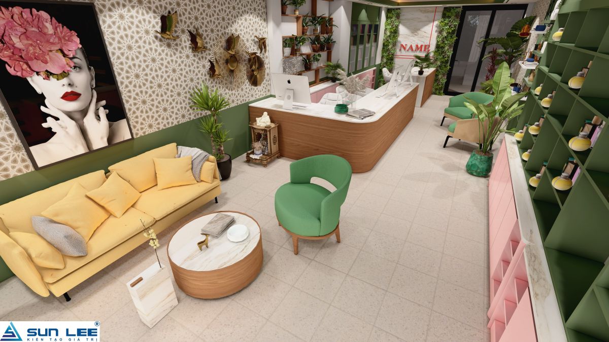 quy trình thiết kế thi công showroom