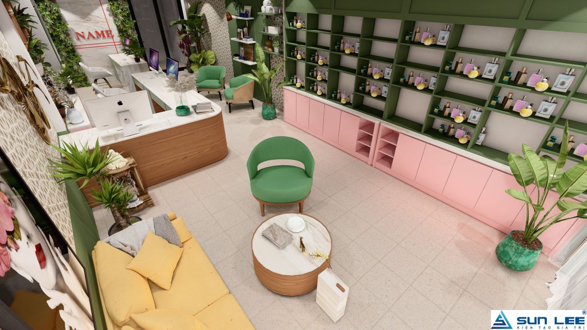 quy trình thiết kế thi công showroom
