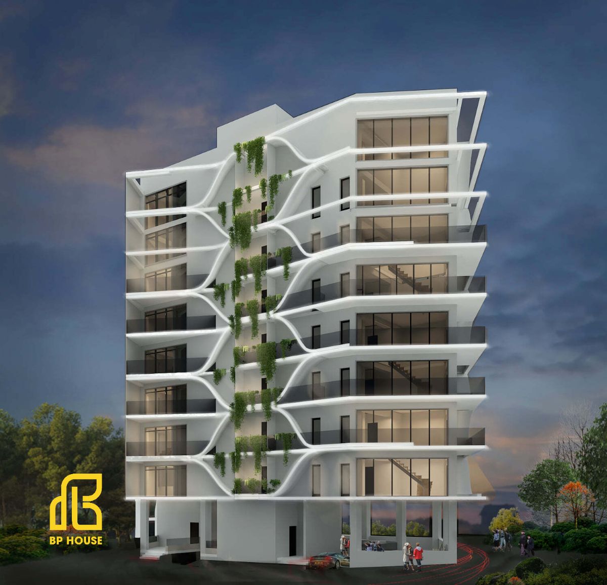 thiết kế căn hộ dịch vụ