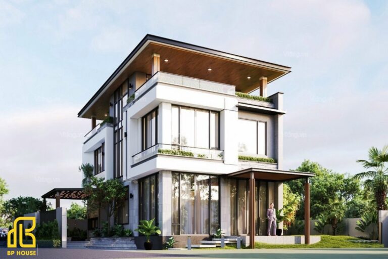 Mẫu nhà phố đẹp hiện đại – xu hướng thiết kế nổi bật năm 2025
