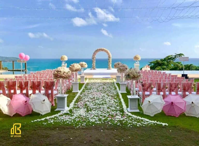 Thiết kế nhà hàng tiệc cưới tại Vũng Tàu phong cách biển