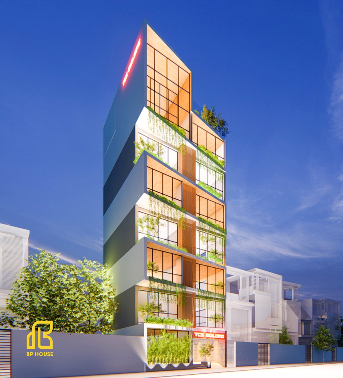 thiết kế căn hộ dịch vụ tại tân phú