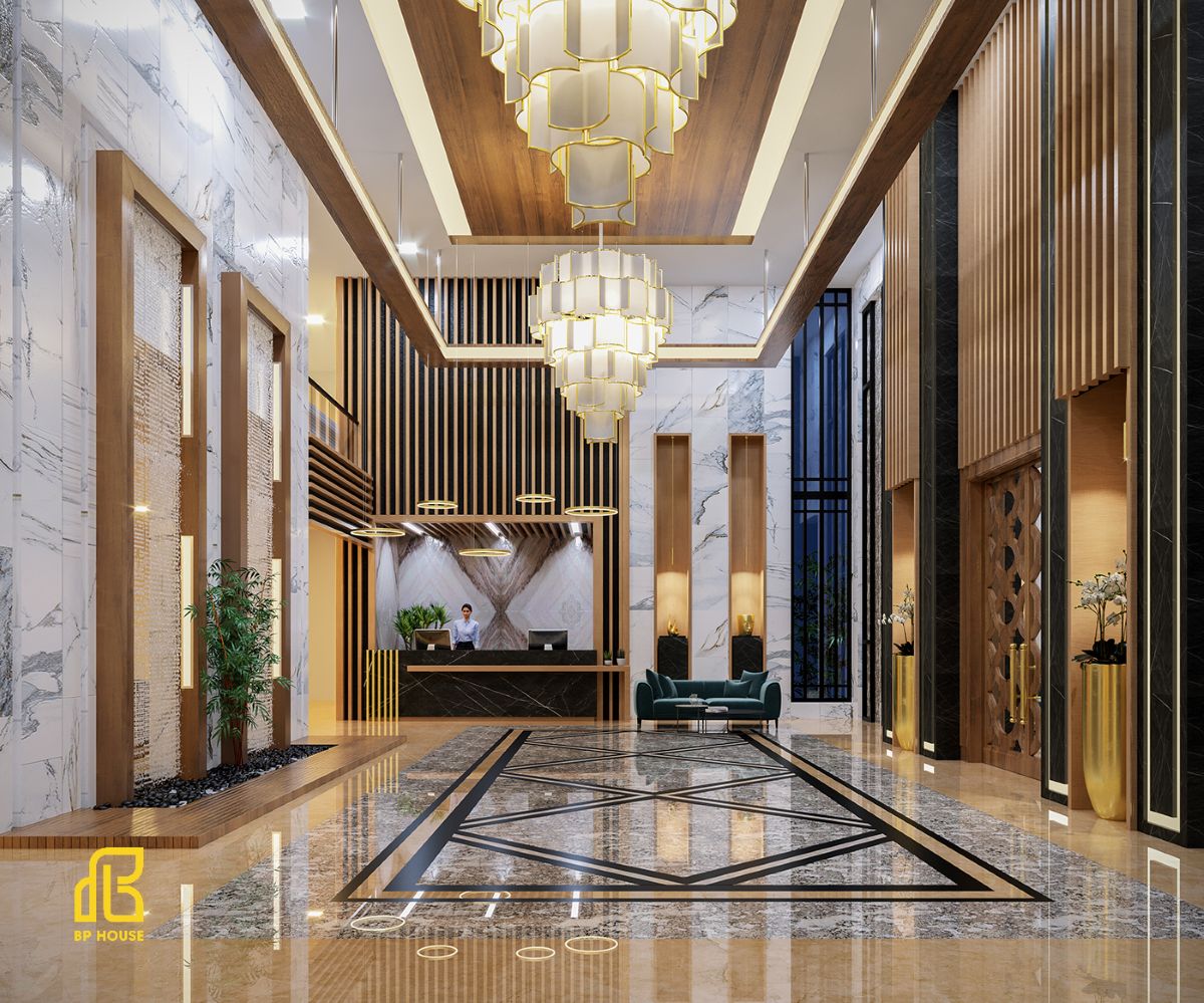 thiết kế thi công nội thất khách sạn hiện đại