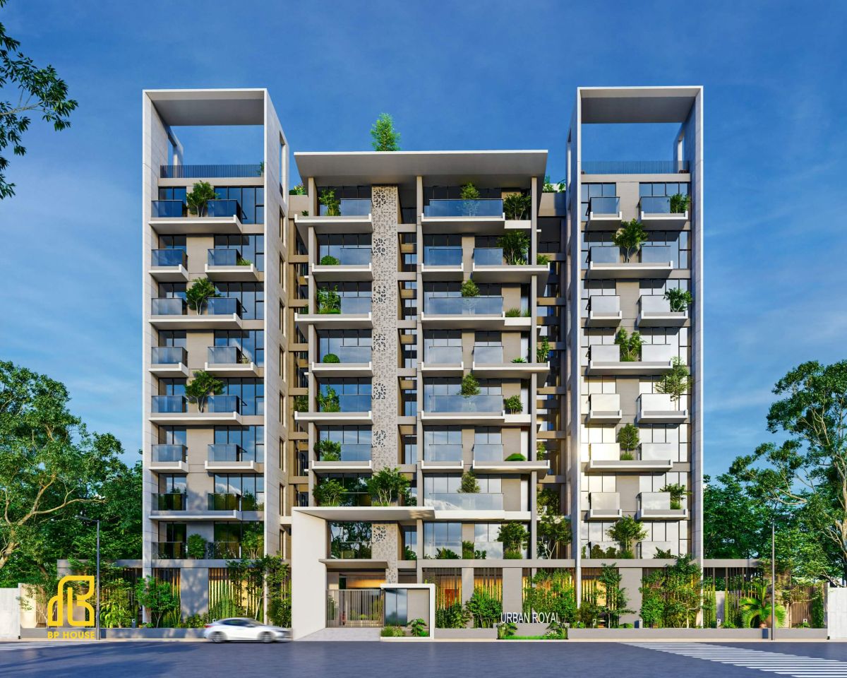 mặt tiền căn hộ dịch vụ