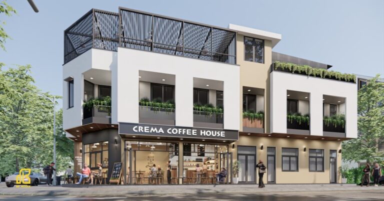 Mặt tiền nhà nghỉ kết hợp cà phê có khả thi?