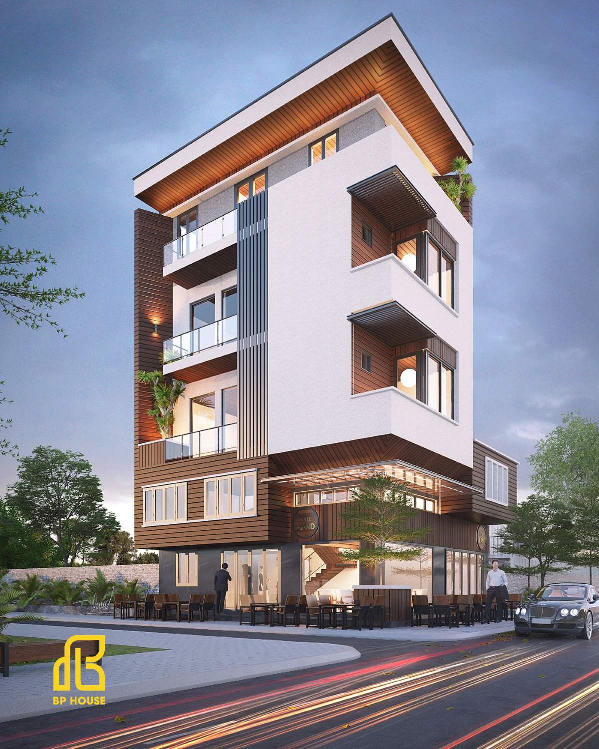 thiết kế nhà ở kinh doanh tại Long An