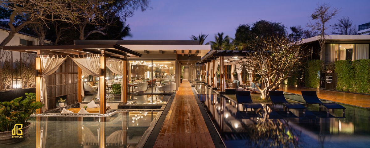 thiết kế thi công resort hiện đại