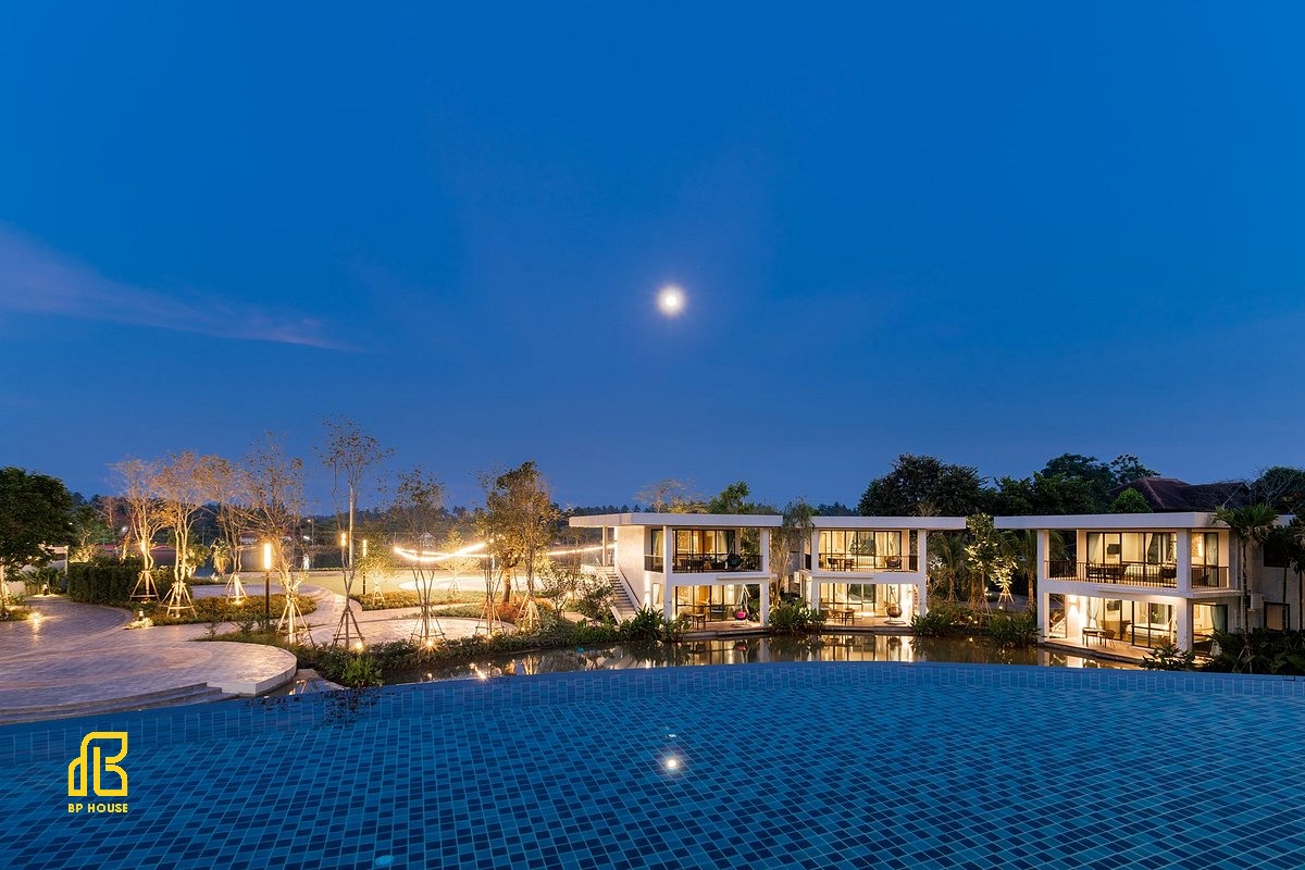 thiết kế thi công resort hiện đại