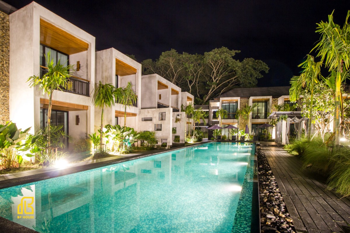 thiết kế thi công resort hiện đại