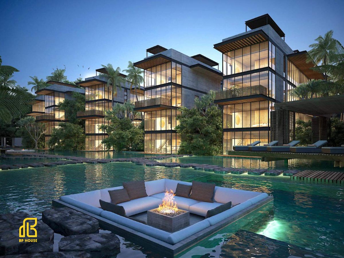 thiết kế thi công resort hiện đại