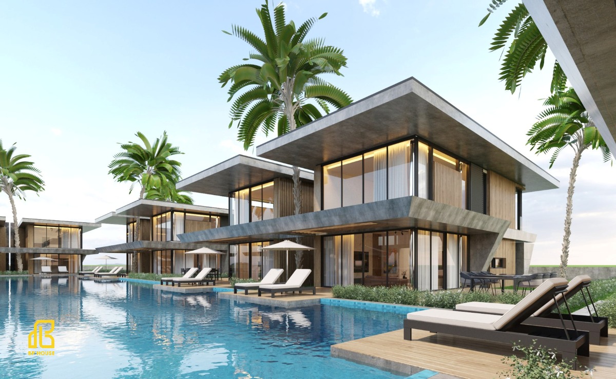thiết kế thi công resort hiện đại