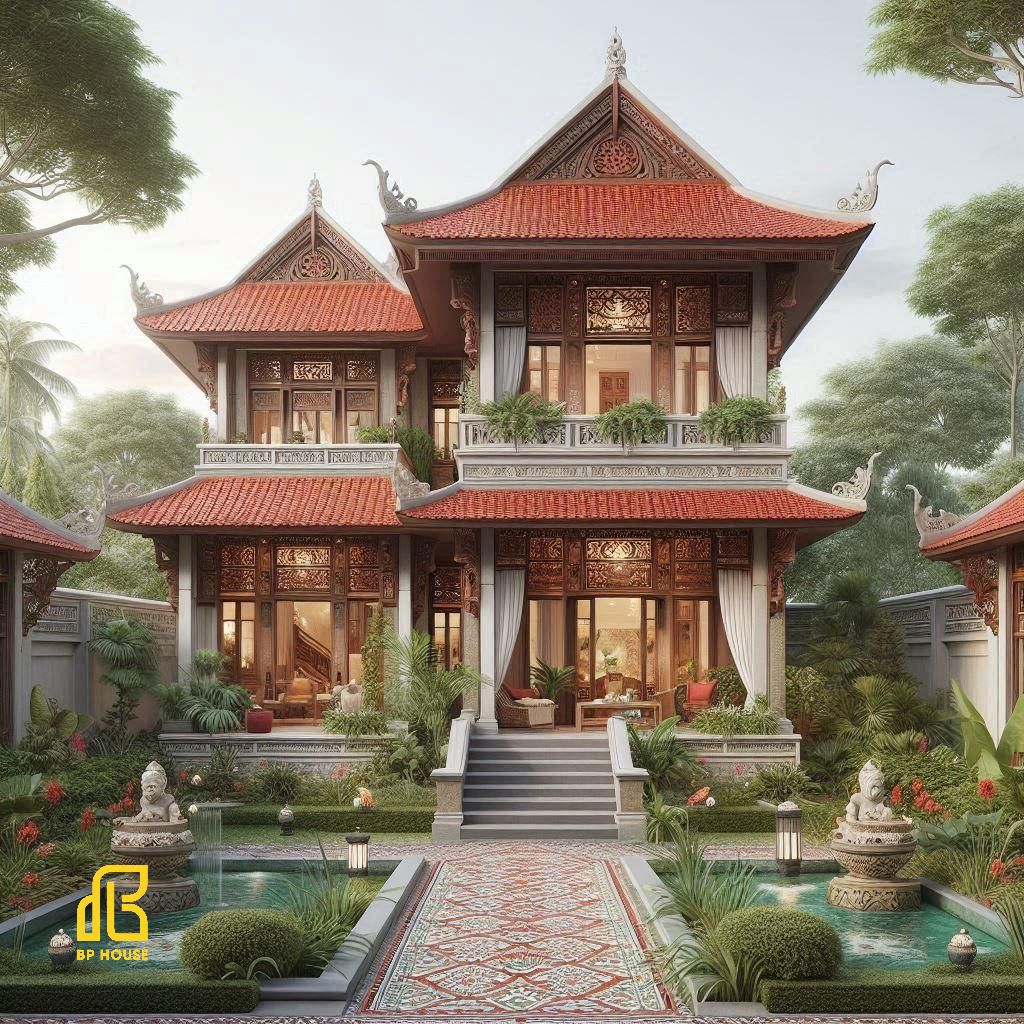 thiết kế biệt thự indochine