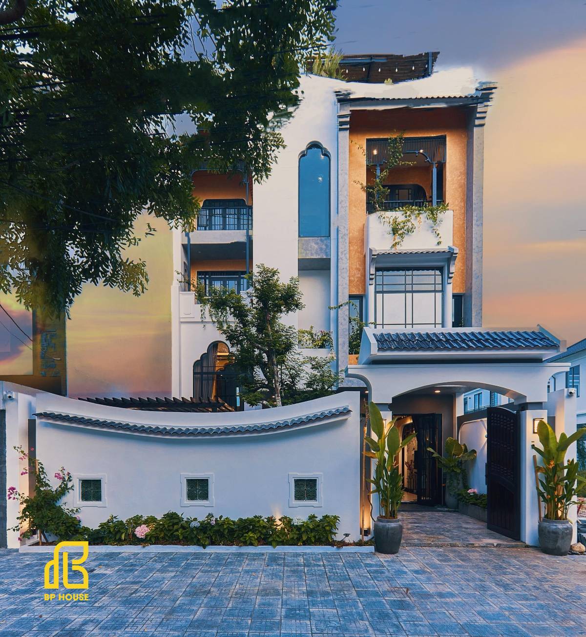 thiết kế biệt thự indochine