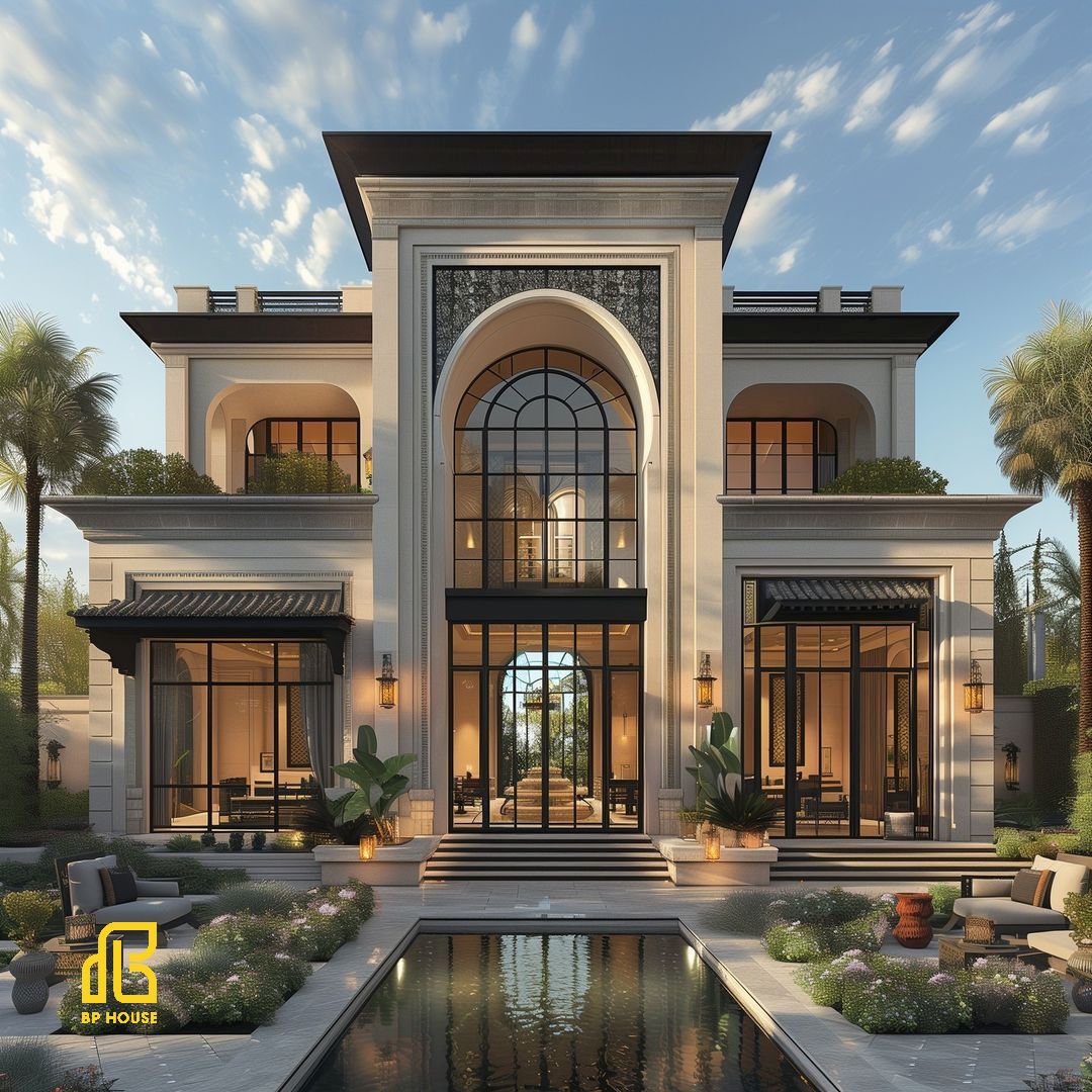 thiết kế biệt thự indochine
