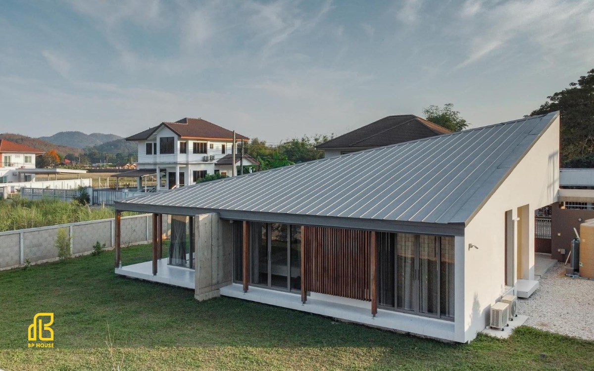 thiết kế biệt thự mái thái