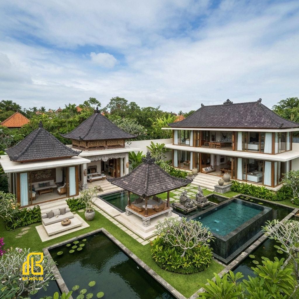 Biệt thự 1000m2 phong cách Tropical
