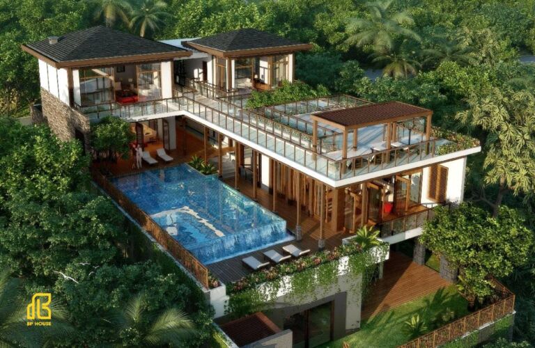 Dịch vụ thiết kế thi công biệt thự nhiệt đới trọn gói tại BP House
