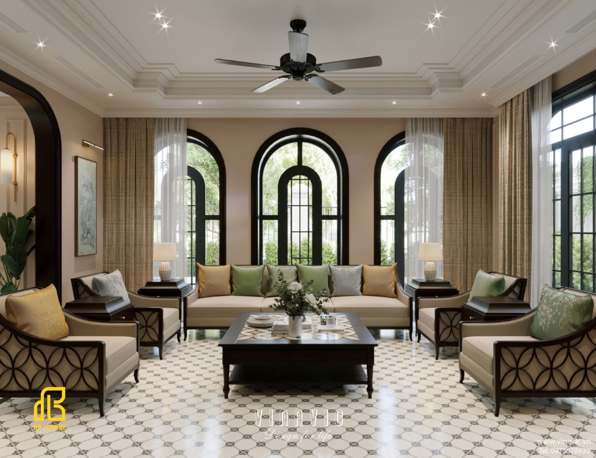 thiết kế biệt thự địa trung hải