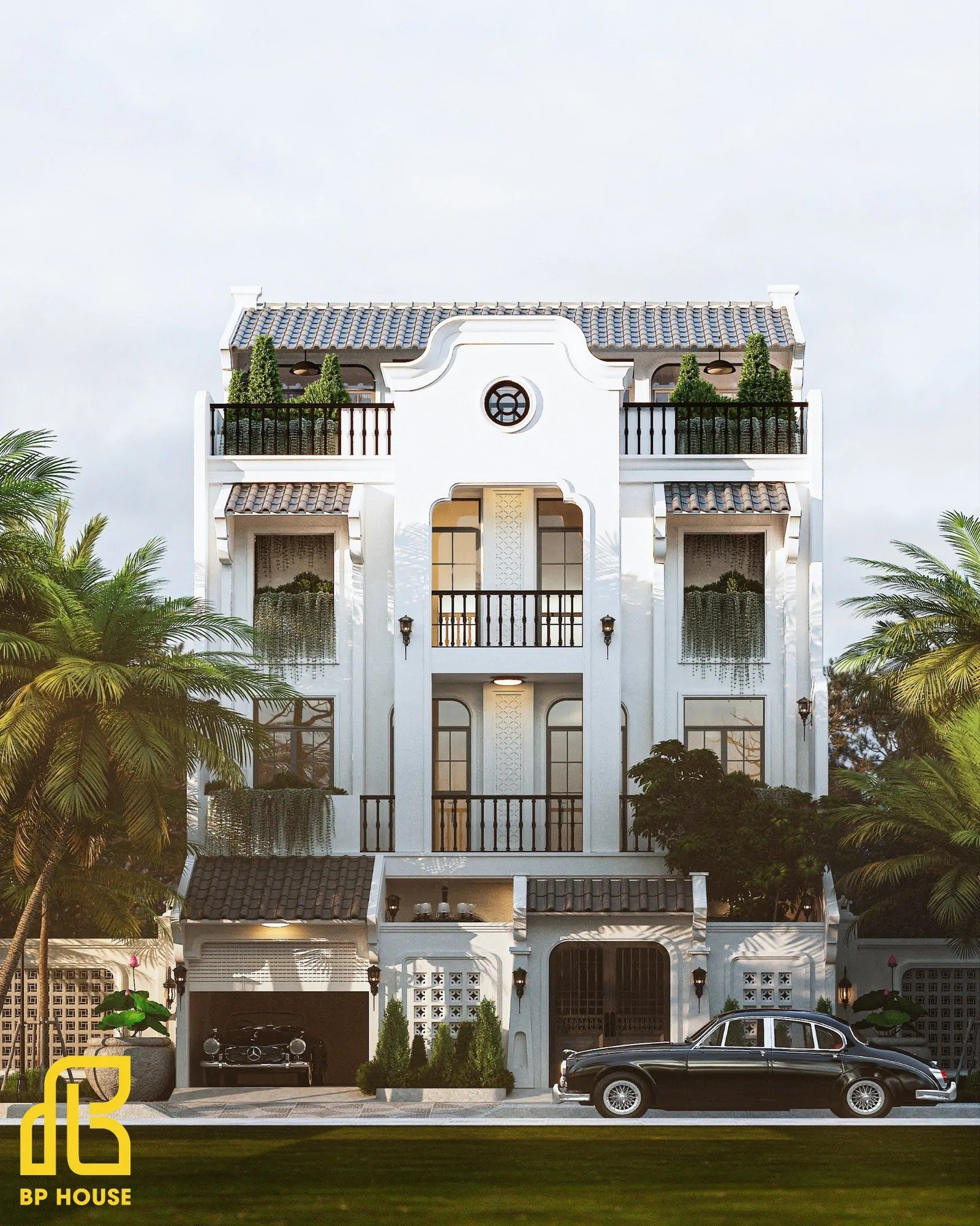 phong cách thiết kế indochine sang trọng
