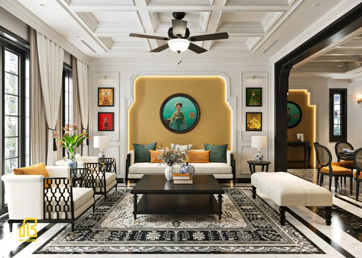 phong cách thiết kế indochine