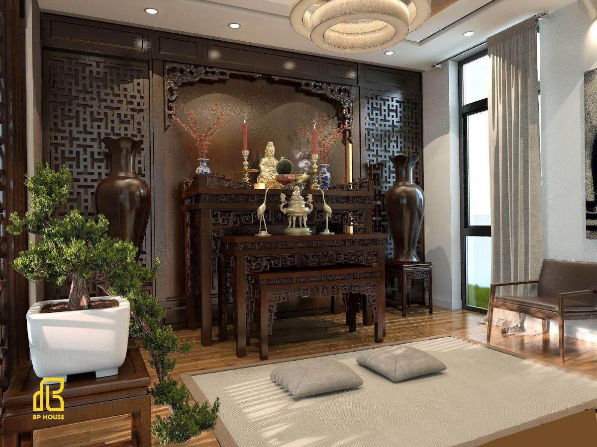 có nên xây phòng thờ trên nhà vệ sinh